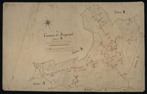 Commune de Rougemont-le-Château (14 feuilles).