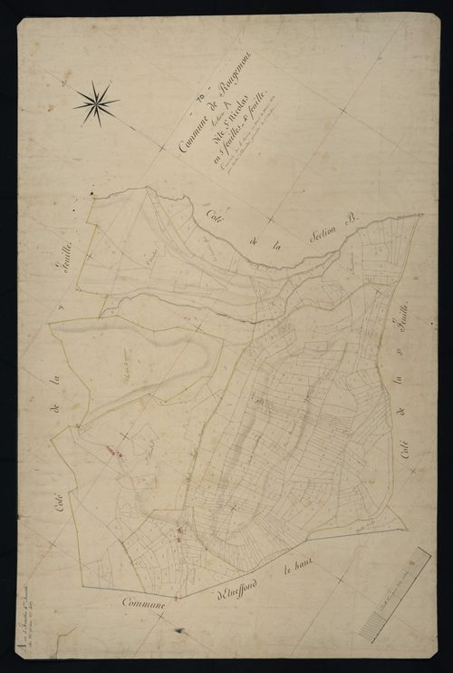 Commune de Rougemont-le-Château (14 feuilles).