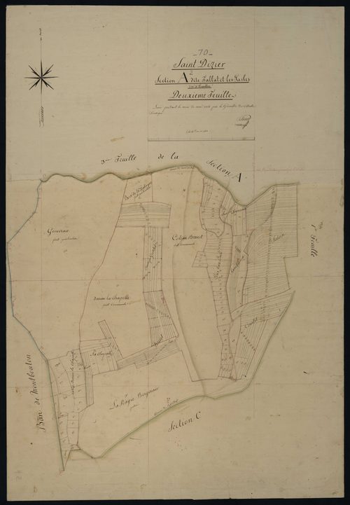 Commune de Saint-Dizier (10 feuilles).