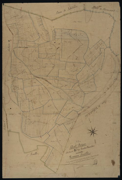Commune de Saint-Dizier (10 feuilles).