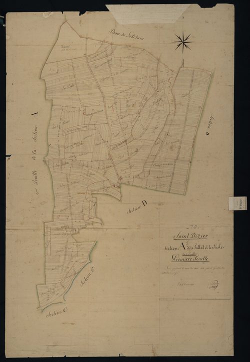 Commune de Saint-Dizier (10 feuilles).
