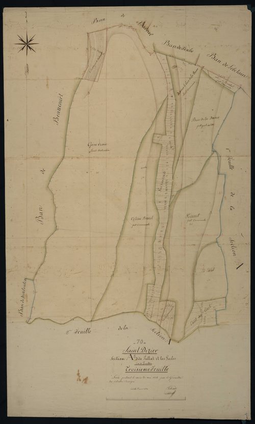 Commune de Saint-Dizier (10 feuilles).