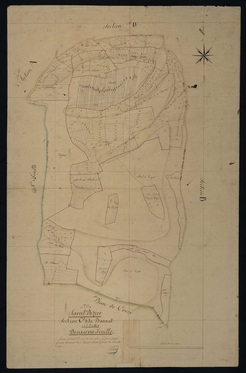Commune de Saint-Dizier (10 feuilles).