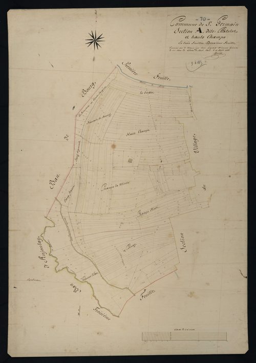 Commune de Saint-Germain-le-Châtelet (9 feuilles).