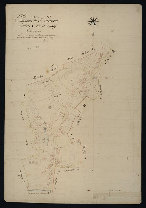Commune de Saint-Germain-le-Châtelet (9 feuilles).