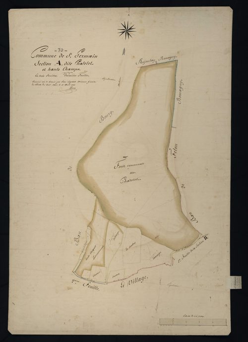 Commune de Saint-Germain-le-Châtelet (9 feuilles).
