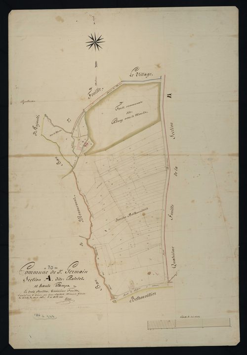 Commune de Saint-Germain-le-Châtelet (9 feuilles).
