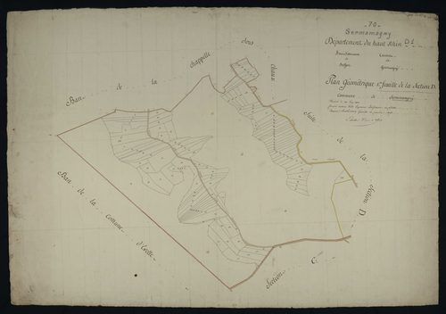 Commune de Sermamagny (7 feuilles).