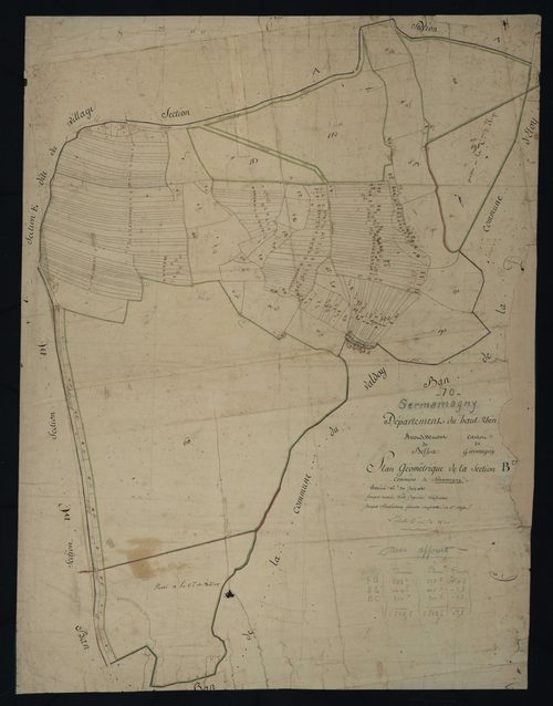 Commune de Sermamagny (7 feuilles).