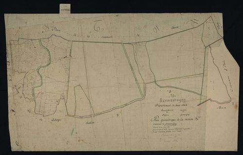Commune de Sermamagny (7 feuilles).