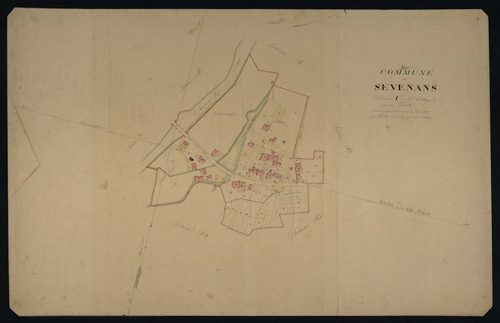 Commune de Sevenans (4 feuilles).