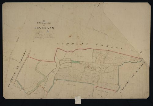 Commune de Sevenans (4 feuilles).