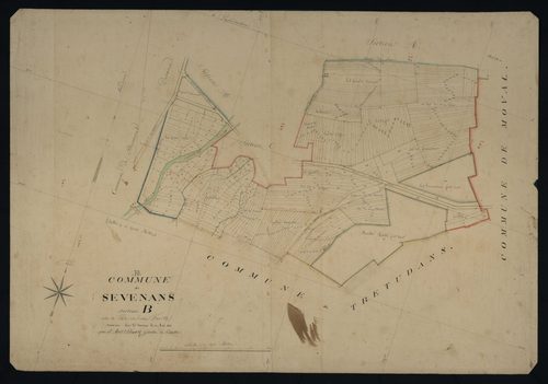 Commune de Sevenans (4 feuilles).