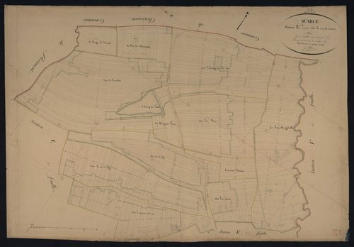 Commune de Suarce (18 feuilles).