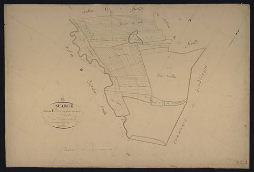 Commune de Suarce (18 feuilles).
