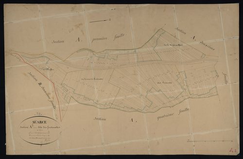 Commune de Suarce (18 feuilles).