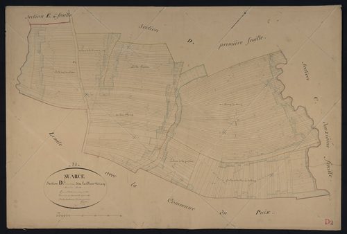 Commune de Suarce (18 feuilles).
