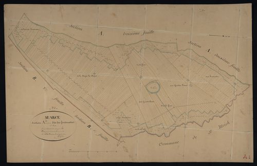 Commune de Suarce (18 feuilles).