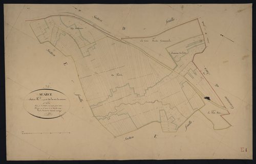 Commune de Suarce (18 feuilles).
