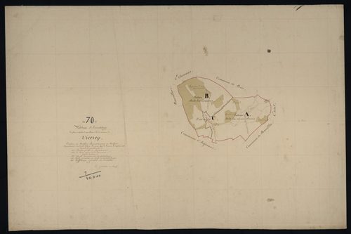 Commune d'Urcerey (4 feuilles).