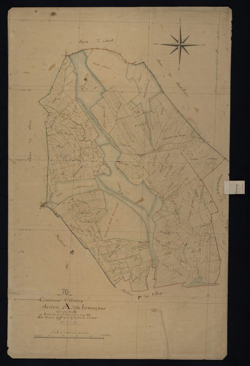 Commune d'Urcerey (4 feuilles).