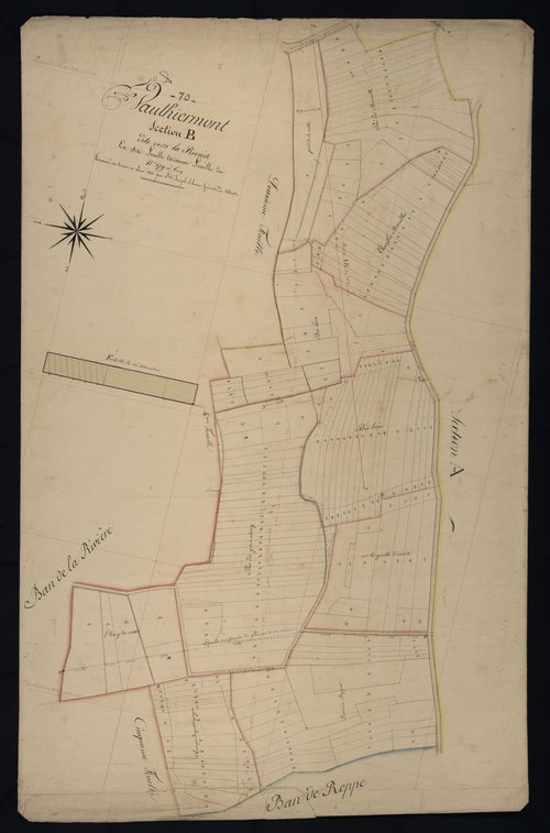 Commune de Vauthiermont (12 feuilles).