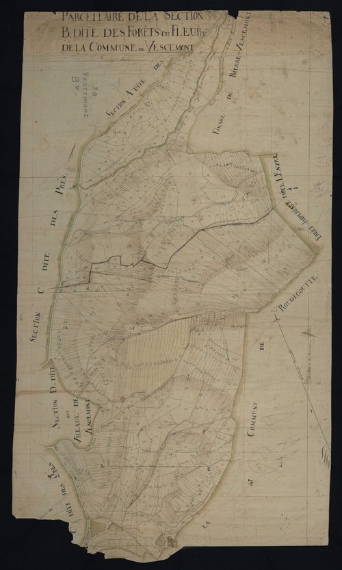 Commune de Vescemont (5 feuilles).