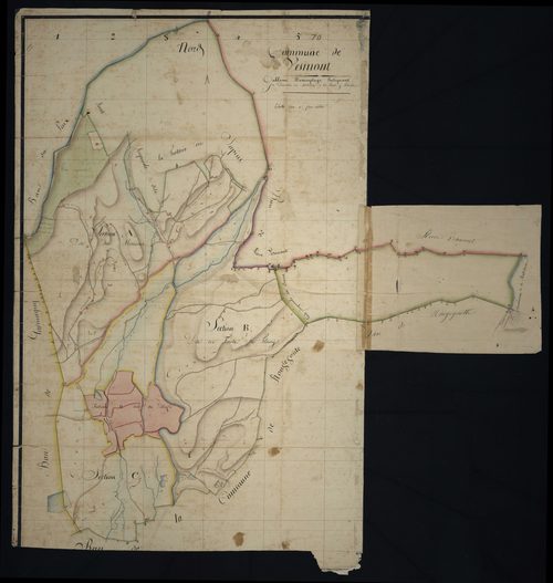 Commune de Vescemont (5 feuilles).