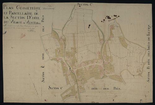 Commune de Vescemont (5 feuilles).