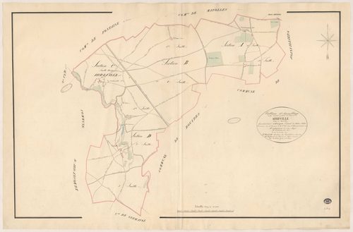 ABBEVILLE-LA-RIVIERE. - Plan d'assemblage. 
