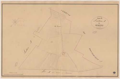 ANGERVILLE. - Section A : Retreville, 1ère feuille. 