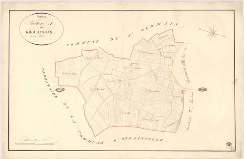 ARPAJON. - Section A : Grouaisons (les). 