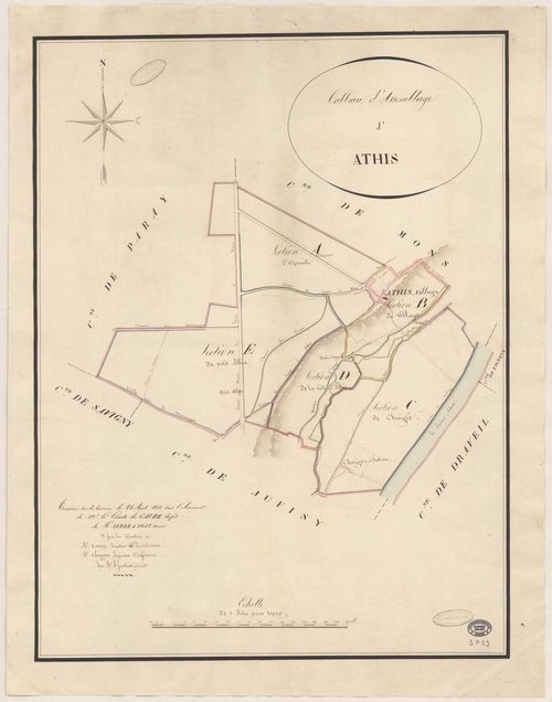 ATHIS. - Plan d'assemblage. 