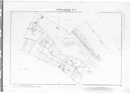 ATHIS-MONS .- Tirage de 1908 (23 feuilles numérotées de 1-23) ; plan d'ensemble d'Athis et Mons d'après l'ancien cadastre de 1812 ; tirage de 1933 plan du tableau d'assemblage ; tirage de 1934 (6 feuilles numérotées 12a, 12b, 15a, 15b, 15c, 18a) ; plan d'