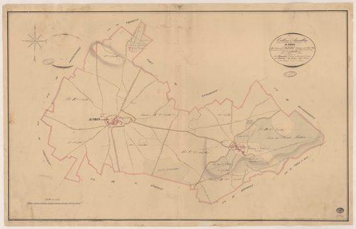 AUTHON-LA-PLAINE. - Plan d'assemblage. 