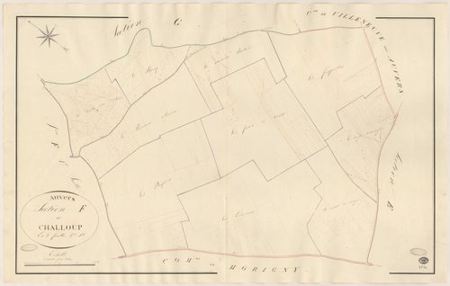 AUVERS-SAINT-GEORGES. - Section F : Challoup, 2e feuille. 
