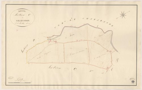 AUVERS-SAINT-GEORGES. - Section C : Gillevoisin, 1ère feuille. 