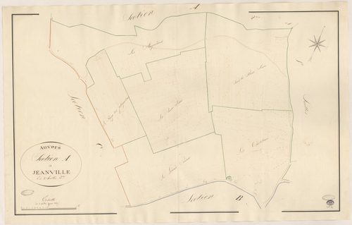 AUVERS-SAINT-GEORGES. - Section A : Janville, 3e feuille. 