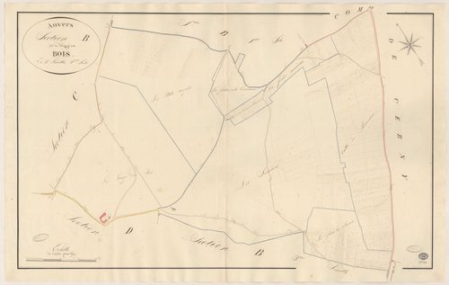 AUVERS-SAINT-GEORGES. - Section B : Grange-des-Bois (la), 2e feuille. 
