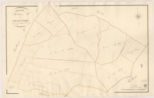 AUVERS-SAINT-GEORGES. - Section C : Gillevoisin, 3e feuille. 