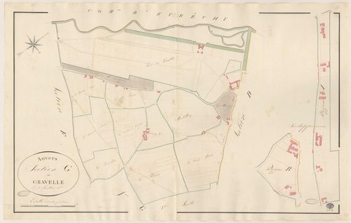 AUVERS-SAINT-GEORGES. - Section G : Gravelle, 1ère feuille. 