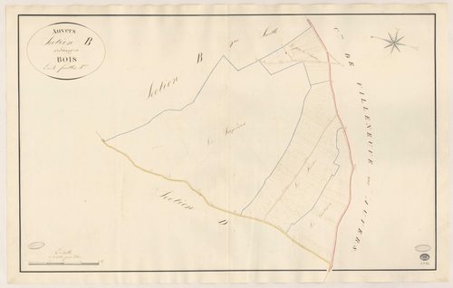AUVERS-SAINT-GEORGES. - Section B : Grange-des-Bois (la), 3e feuille. 