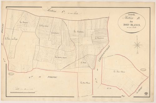AVRAINVILLE. - Section D : Bois-Blancs (les). 