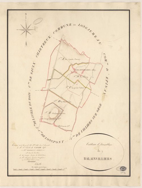BALLAINVILLIERS. - Plan d'assemblage. 