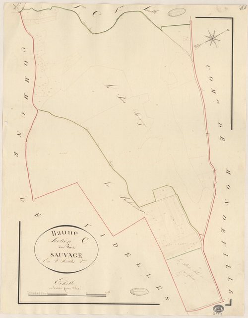 BAULNE. - Section C : Puits sauvage (le), 2e feuille. 