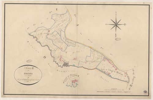 BIEVRES. - Section E : Roches (les), 2e feuille. 