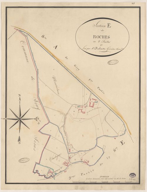 BIEVRES. - Section E : Roches (les), 1ère feuille. 