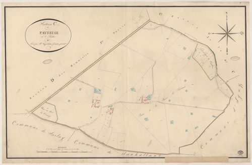 BIEVRES. - Section C : Favreuse, 2e feuille. 