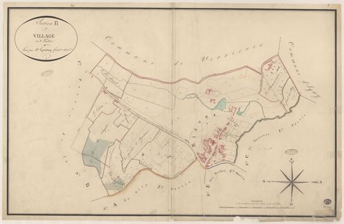 BIEVRES. - Section B : Village (le), 2e feuille. 