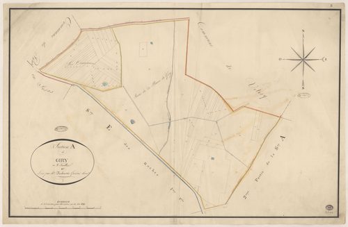 BIEVRES. - Section A : Giry, 1ère feuille. 